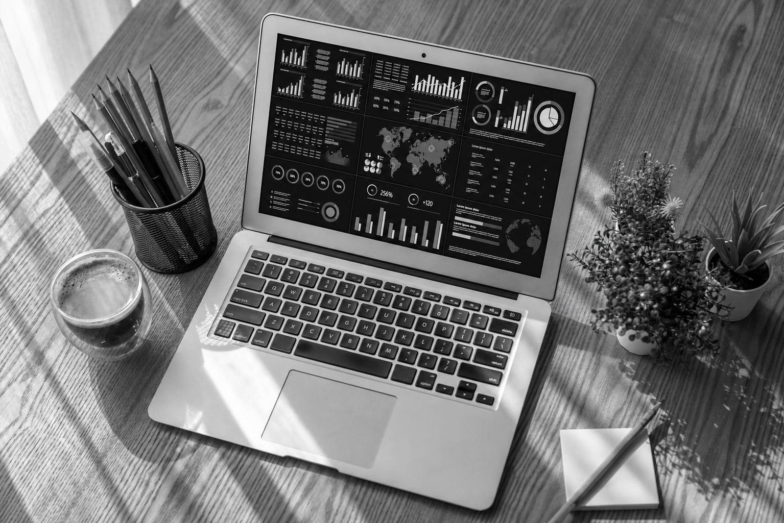 A launch analytics dashboard showing the post-MVP metrics a founder should review after release